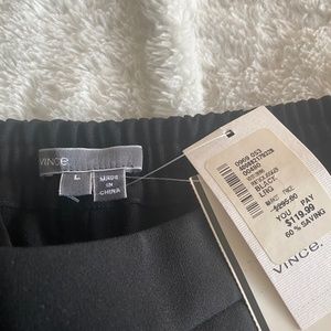 Vince black dress joggers